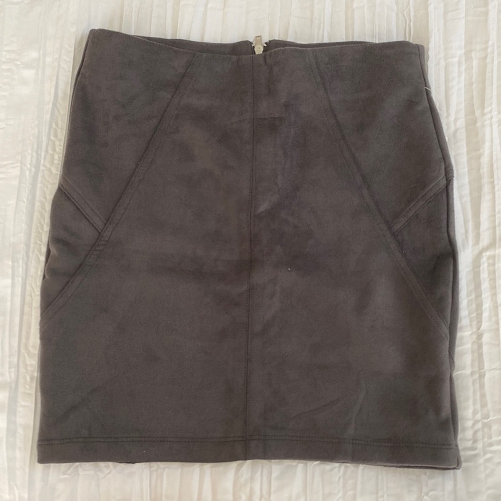 Have XS Mini Suede Skirt